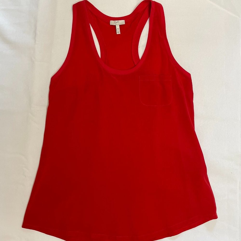 Joie Red Silk Alicia Top Size: XS Tank